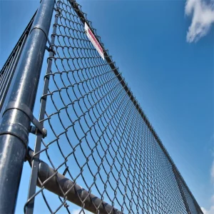 Galvanized Chain Link Fence Mesh Diamond Wire Mesh Roll for Garden Yard Security Fencing