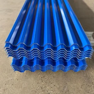 Galvanized Color Coated Corrugated Sheet DX51D+Z Grade 0.09-1.2mm Thickness for Architecture