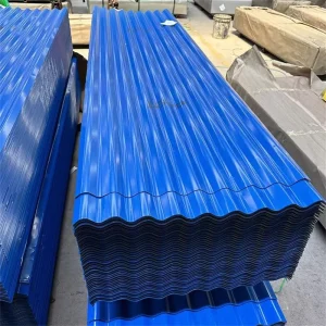 Galvanized Corrugated Roofing Sheet DX51D SGCC 0.3mm 1.0mm Thickness Hot Dipped GI Metal Roof Panel