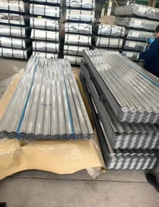 Galvanized Corrugated Sheet Metal Roofing Sheets with Welding Cutting Bending Services ASTM Standard SGCC Grade