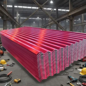 Galvanized Corrugated Steel Sheet 0.5*1000*3000mm Metal Iron Roofing Sheet Zinc Roof Sheet