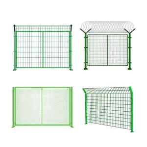 Galvanized Double Wire Welded Metal Mesh Fence Panel for Garden and Farm