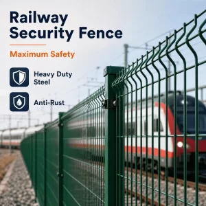 Galvanized Factory Supply Anti-Rust Privacy Custom Size PVC-coated Double-layer Corrugated Metal Fence
