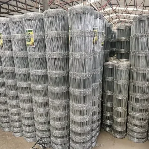 Galvanized Farm Steel Wire Mesh Metal Cattle Horse Goat Sheep Deer Fence Roll Field Livestock Suppliers Direct Price