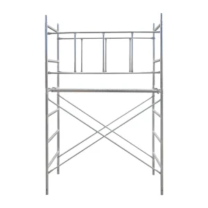 Galvanized H Frame Mobile Scaffold Tower Heavy Duty Steel Construction Scaffolding Platform for Building Masonry Work