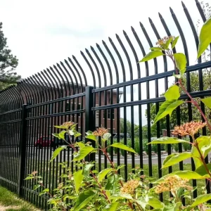 Galvanized Heavy Duty Powder Coated Steel Metal Fence Panel for Perimeter Security