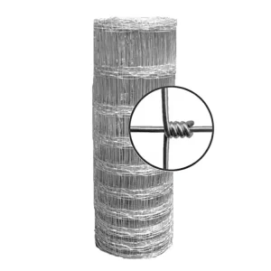 Galvanized Hinge-Joint Wire Mesh Field Fence for Cattle, Sheep, and Deer