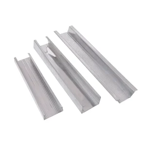 Galvanized Light Steel Keel and Metal Stud Track Profile for Wall Partition and Ceiling Frame Construction