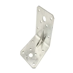 Galvanized Metal Building Materials Reinforced Equal Bracket ANSI Standard Punching Processing Service