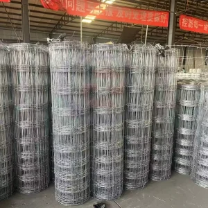 Galvanized Metal Deer Fence Fixed Knot High Tensile Livestock Field Fence for Farm
