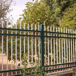Galvanized Powder-Coated Carbon Steel Street Railing for Outdoor Villa, Garden, Courtyard, and Mall