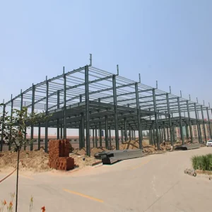 Galvanized Q355 Steel Structure Warehouse Prefabricated Metal Storage Building CE Certified