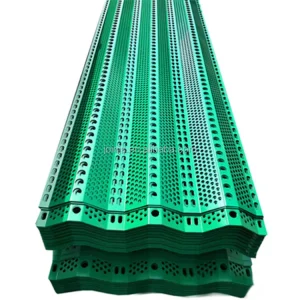 Galvanized Sheet Wind Proof Dust Screen High Strength Metal Perforated Wind Break Fence Dust Suppression Mesh Screen