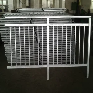 Galvanized Stainless Steel Industrial Balcony Platform Guardrail Stair Balustrades & Handrails & Railings