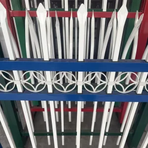 Galvanized Steel Aluminum Alloy Pointed Fence Guardrails Assembled Spliced Fencing Art Balustrade & Railings