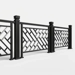 Galvanized Steel & Aluminum Privacy Fence Panel Custom Color Powder Coated Rustproof Metal Mesh Trellis & Gates