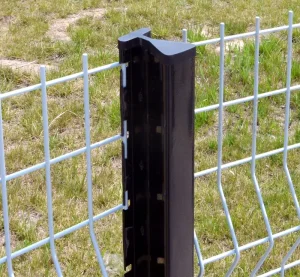 Galvanized Steel Anti-Climbing Eco-Friendly 6 Feet Notched Post Tovetail Outdoor Fence Posts