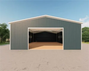 Galvanized Steel Construction Production Factory Engineering Light Metal Building Kit for Sale
