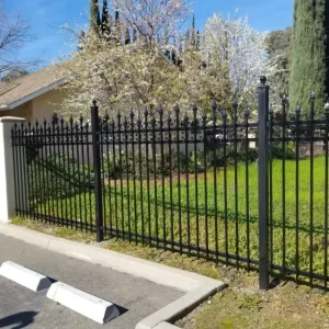 Galvanized Steel Fence Panel for Outdoor Garden Security and Residential Boundary Protection