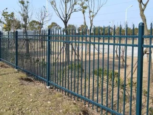 Galvanized Steel Fence Post and Panel for Security with a Steel Picket Design for Farm Use