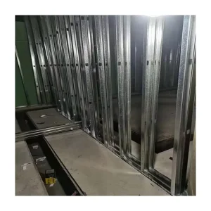 Galvanized Steel Furring Channels Wall Studs Waterproof Fireproof Ceiling Grid Components