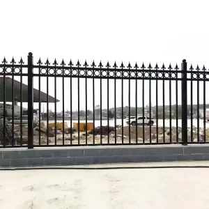Galvanized Steel Garden Fence Anti-Corrosion Fencing for Residential Commercial Industrial Security