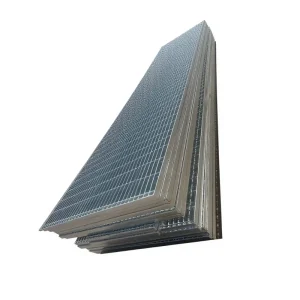 Galvanized Steel Grating for Biomass Power Plant Cooling Tower Basin and Fly Ash Handling Area Trench Cover OEM