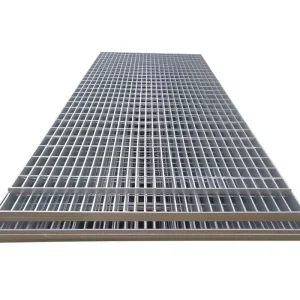 Galvanized Steel Grating for Highway Tunnel Fire Service Pipe Culvert and Utility Walkway With Bolt Down Frame