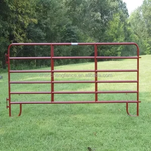 Galvanized Steel Iron Farm Livestock Metal Fence Horse Cattle Panel Stockyard Pressure-Treated Wood