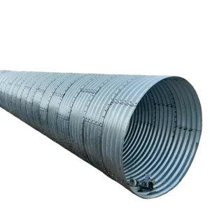 Galvanized Steel Pipe Corrugated Culvert Pipe Galvanized Corrugated Metal Culvert Tube For Construction Building