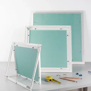 Galvanized Steel Removable Hidden Duct Door Fire Rated Snap Lock Access Panel for Drywall Ceiling Use