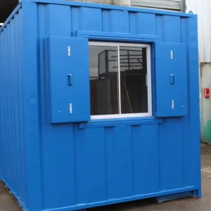 Galvanized Steel Security Anti vandal Window Shutter for Prefab House Container Office