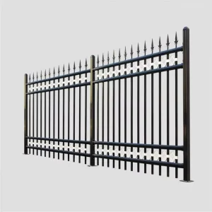 Galvanized Steel Security Fence Panels for Parks and Villas