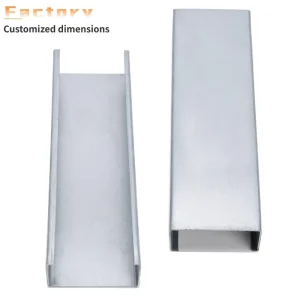 Galvanized Steel Square Shape Durable Fire Resistant Anti Corrosion Furring Channel Stud Track Accessories for Wall Ceiling