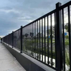 Galvanized Steel Tubular Pool Fencing Custom Rustproof Zinc Steel Fence Panel