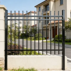 Galvanized Steel Yard Fence Panels 6 Feet Eco-Friendly 3D Design Residential Use