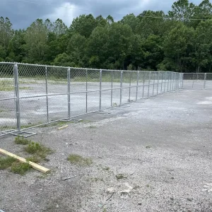 Galvanized Temporary American Fence Panels Construction Site Perimeter Security Barrier Temporary Chain Link Fence