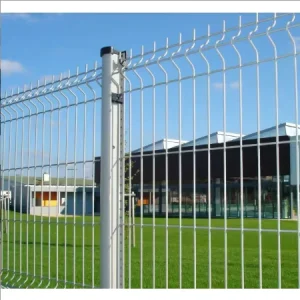Galvanized Welded 3D Curved Wire Mesh Fence 2.5m Length Outdoor PVC Coated Vegetables Protection 6 Feet Garden Enclosure Metal