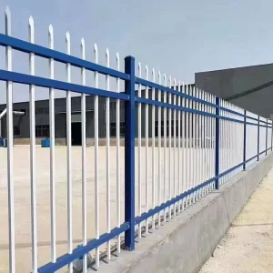 Galvanized Zinc Steel Fence Panel with Anti Rust Metal Picket for Residential and Commercial Outdoor Use
