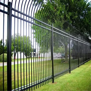 Galvanized Zinc Steel Security Fence Panels for Garden, Villa, and Perimeter Protection