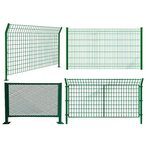 Garden Wire Mesh Guardrail Fence Iron PVC Coated 3D Metal