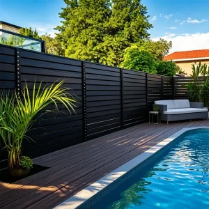 Garden Yard Aluminum Alloy Outdoor Fence Guardrail Wall Panel with Water Rust Resistant Features