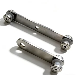 Glass Railing Accessories Stainless Steel Post Mount With Single Double Side Ear Brackets