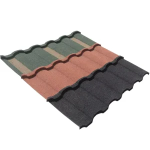 Good Quality Materials Colorful Stone Coated Metal Steel Roof Tiles Metro Rooftile Roofing Sheet for Villa