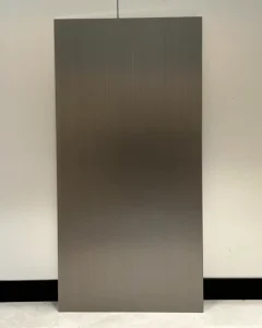 Gray Brushed Anodized Aluminum Sheet 5052 3003 0.21 to 6mm with AA20 Hairline for Commercial Ceiling Wall and Elevator Cladding