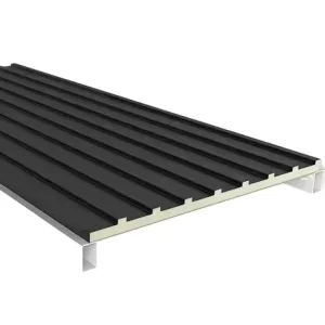 Great Wall Insulation Aluminum Tiles Panels with Thermal Roofing Board PU Core Material Cold Room Building Hotel Top