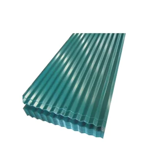 Green Corrugated Roofing Sheet 0.17mm Prepainted Corrugated Coated Roofing