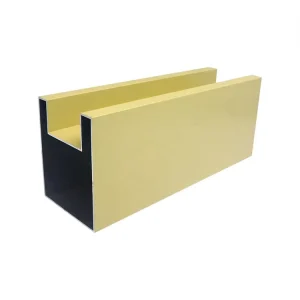 Groove Tube Aluminum Extrusion Profile Anodized Surface 6063 Aluminum Alloy for Frames Windows Doors Customized Sizes Cutting