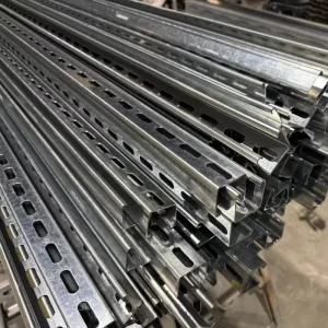 HDG Hot-Dipped Galvanized Customized Color Steel Aluminum Alloy Fixing Bracket for Commercial, Residential, and Villa Use, Copper-Coated C