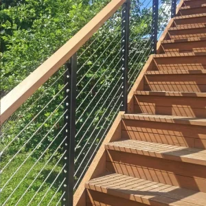 HIMOWAY METAL Simple Design Stainless Steel Deck Wire Cable Railing